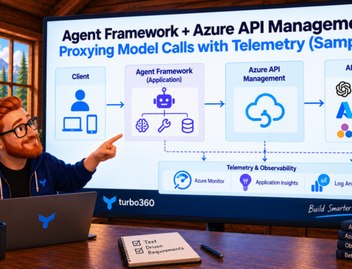 Agent Framework + Azure API Management: Proxying Model Calls with Telemetry (Sample 9)